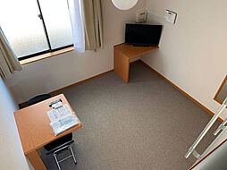 レオパレスPAPPEL 2階1Kのリビング/ダイニング