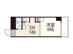 Ｍｙ　Ｌｉｔｔｌｅ　Ｍａｉｓｏｎ 4階1DKの間取り