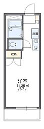 レオパレス中筋 ワンルームの間取図画像