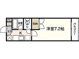 大宮KTビル 1Kの間取図画像