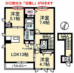 間取図画像 3LDK