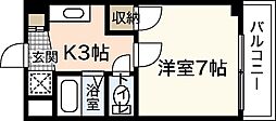 セレーヌ品川 1Kの間取図画像