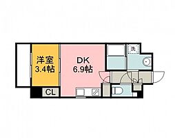 ララ・クスタ 1DKの間取図画像