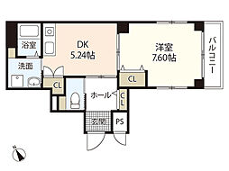 レトアヤマヤ 1DKの間取図画像
