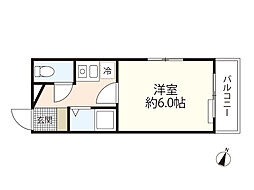 iMBLD.3 1Kの間取図画像