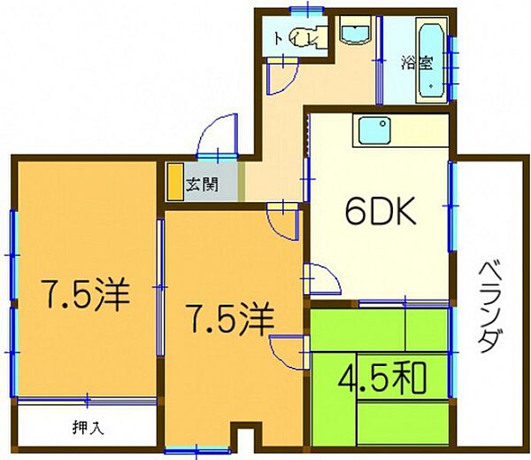 同じ建物の物件間取り写真 - ID:234020994962