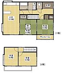 広島市佐伯区杉並台 2階建 築42年のイメージ