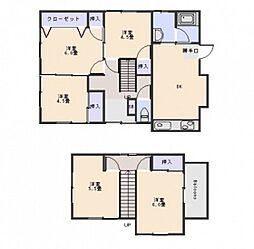 物見西2丁目戸建 5DKの間取り