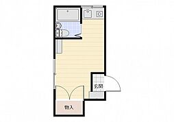 T&Oビル 1Kの間取図画像