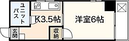 平成ビル 4階1Kの間取り