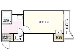 Ｅｓｐｅｒａｎｚａ宝町 7階1Kの間取り