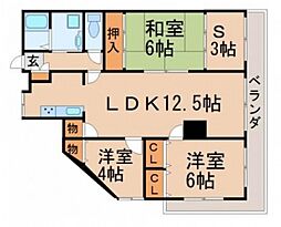 EFT-牛田東 3階3LDKの間取り