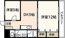 間取図画像 2DK