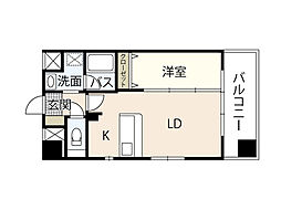 エトゥール古江駅前 1LDKの間取図画像