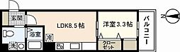 小町グランデ 1LDKの間取図画像