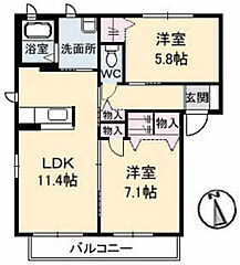 物件の間取り