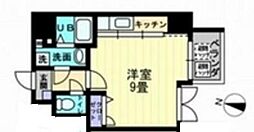 BONDBLD．IV 9階ワンルームの間取り