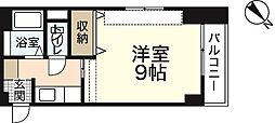 マトバ3・アメニティビル 4階1Kの間取り