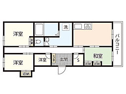 丸内ビル 3階3SLDKの間取り