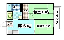 間取図画像 2DK