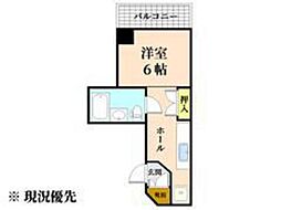 うしおマンション ワンルームの間取図画像