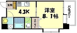 ＳＥＩＷＡ　ＢＬＤ（楠木町） 3階1Kの間取り