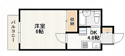 A1ビル 1DKの間取図画像