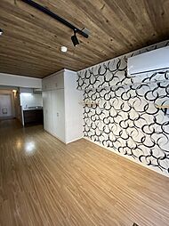 サンシャイン庚午 4階ワンルームのリビング/ダイニング