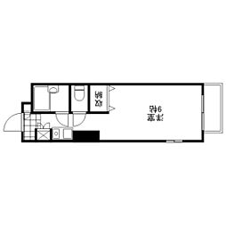 広瀬北ビル ワンルームの間取図画像