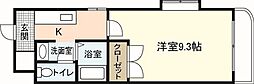 メゾン高取 1Kの間取図画像