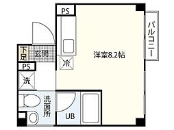 マリアンテ ワンルームの間取図画像