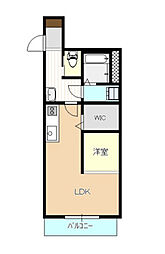 フェリーチェ光南 1SLDKの間取図画像