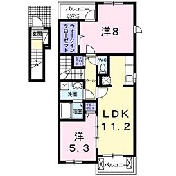 サンシャインレジデンス 2LDKの間取図画像