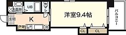 ノーブル縮景園 1Kの間取図画像