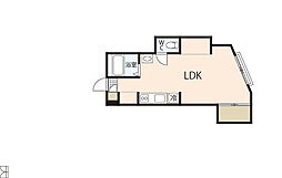 鷹ノ橋マンション 1LDKの間取図画像