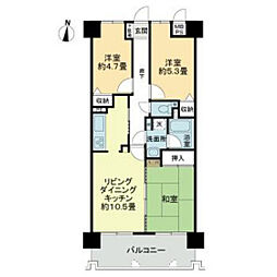 間取図画像 3LDK