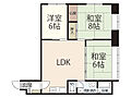 城北マンション5階5.0万円