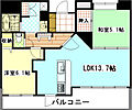 ラフィーヌ牛田本町9階11.3万円