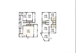 堀越3丁目戸建て 7LDKの間取り