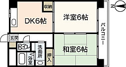 間取図画像 2DK
