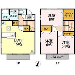 ウィルコート上東雲　Ｂ棟 1階3LDKの間取り