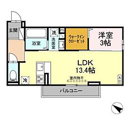 間取図画像 1LDK