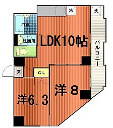 アメニティ21 2LDKの間取図画像