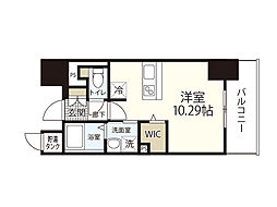 エネピア大手町 ワンルームの間取図画像