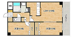フォンテーヌ2 2LDKの間取図画像