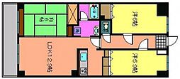 ストリームス大宮 3LDKの間取図画像