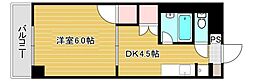 シティライフ出汐 1DKの間取図画像
