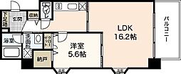 パシフィカコイン通り 1LDKの間取図画像
