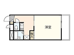 レオパレスGreenCourt 1Kの間取図画像