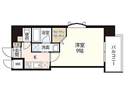 Yell　Residence　横川新橋 6階1Kの間取り